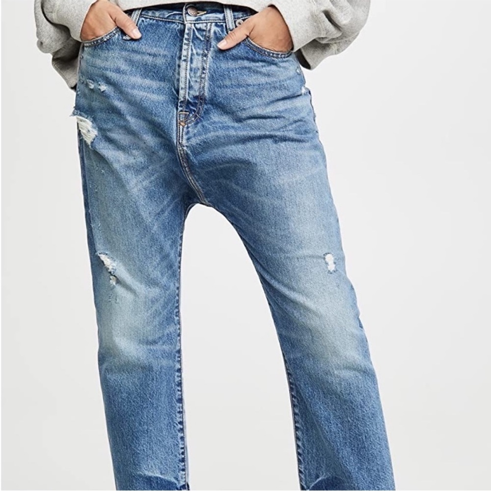 R13 Tailored Drop Jeans in Bain Size 28 - Picture 9 of 16
